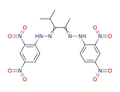 Molecular Structure of 35749-71-4 (4-methyl-pentane-2,3-dione-bis-(2,4-dinitro-phenylhydrazone))