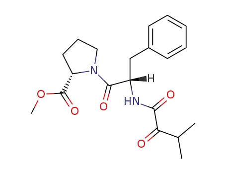 1-[<i>N</i>-(α-oxo-isovaleryl)-L-phenylalanyl]-L-proline-methyl ester