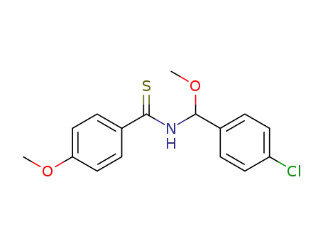 Benzenecarbothioamide,
N-[(4-chlorophenyl)methoxymethyl]-4-methoxy-