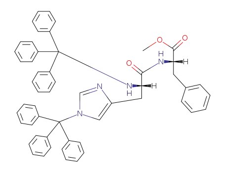 <i>N</i>-(1,<i>N</i><sup>α</sup>-ditrityl-L-histidyl)-L-phenylalanine-methyl ester