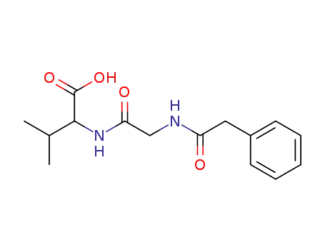 Molecular Structure of 10277-41-5 (<i>N</i>-(<i>N</i>-phenylacetyl-glycyl)-valine)