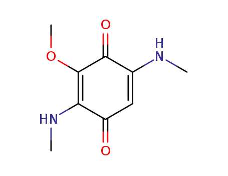 3-methoxy-2,5-bis-methylamino-[1,4]benzoquinone