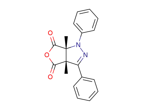 3,4-dimethyl-2,5-diphenyl-3,4-dihydro-2<i>H</i>-pyrazole-3<i>r</i>,4<i>c</i>-dicarboxylic acid anhydride