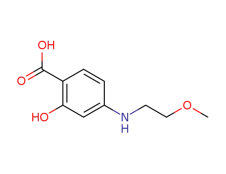 2-hydroxy-4-(2-methoxy-ethylamino)-benzoic acid