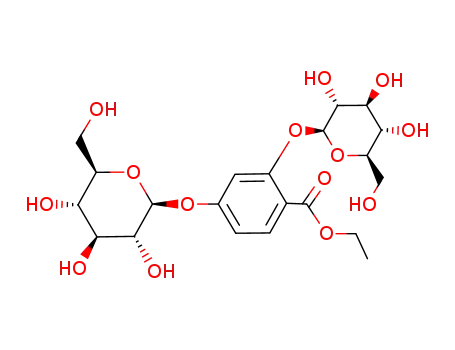 2,4-bis-β-D-glucopyranosyloxy-benzoic acid ethyl ester
