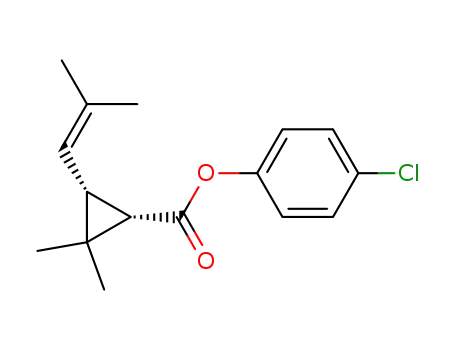 (+/-)-<i>cis</i>-chrysanthemumic acid-(4-chloro-phenyl ester)
