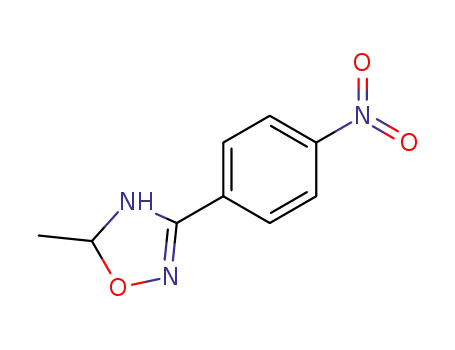 5-methyl-3-(4-nitro-phenyl)-2<sup>(4)</sup>,5-dihydro-[1,2,4]oxadiazole