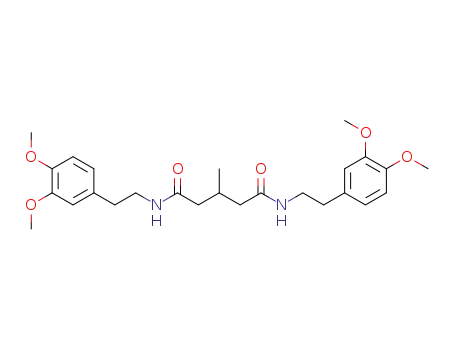 3-methyl-glutaric acid bis-(3,4-dimethoxy-phenethylamide)