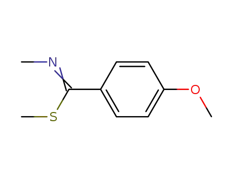 4-methoxy-<i>N</i>-methyl-thiobenzimidic acid methyl ester