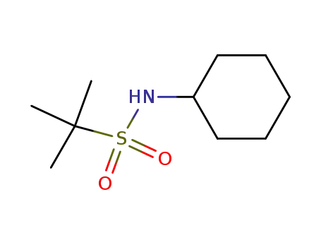 Molecular Structure of 10489-82-4 (N-Cyclohexyl-trimethylmethan-sulfonamid)