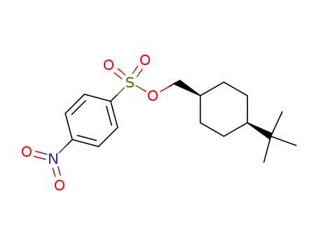 Molecular Structure of 36293-59-1 (cis-4-t-Butylcyclohexanmethyl-p-nitrobenzensulfonat)