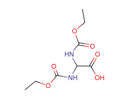 Molecular Structure of 60241-93-2 (Acetic acid, bis[(ethoxycarbonyl)amino]-)