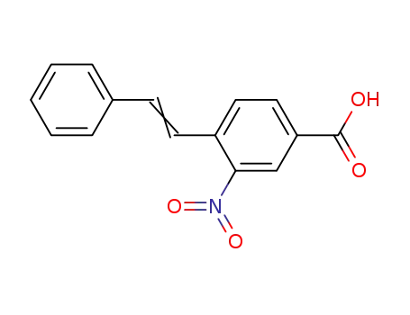 Benzoic acid, 3-nitro-4-(2-phenylethenyl)-