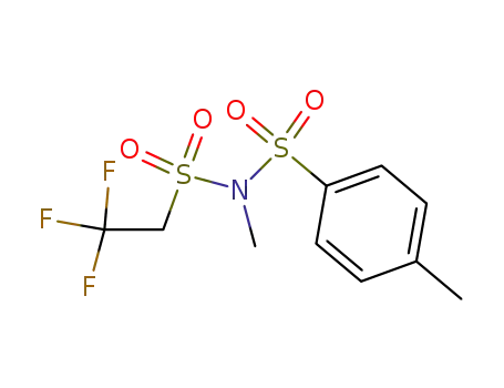 Molecular Structure of 56059-62-2 (C<sub>10</sub>H<sub>12</sub>F<sub>3</sub>NO<sub>4</sub>S<sub>2</sub>)