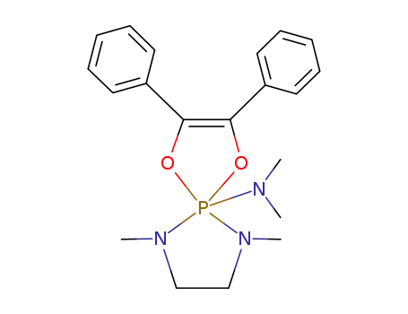 5-dimethylamino-6,9-dimethyl-2,3-diphenyl-1,4-dioxa-6,9-diaza-5λ<sup>5</sup>-phospha-spiro[4.4]non-2-ene