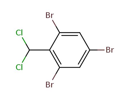 Molecular Structure of 29785-82-8 (α,α-Dichlor-2,4,6-tribromtoluol)