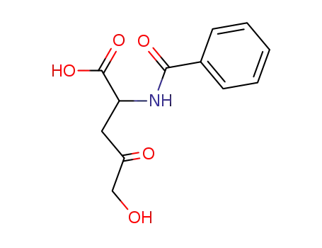 N-Benzoyl-δ-hydroxy-γ-oxo-D,L-norvalin
