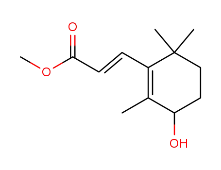 (E)-3-<3-Hydroxy-2,6,6-trimethyl-cyclohex-1-enyl>-propensaeure-methylester