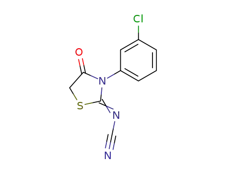 [3-(3-chloro-phenyl)-4-oxo-thiazolidin-2-ylidene]-cyanamide