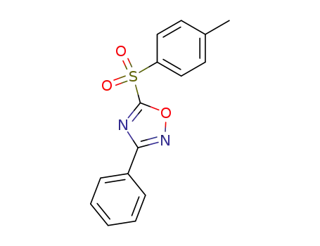 3-phenyl-5-(toluene-4-sulfonyl)-[1,2,4]oxadiazole