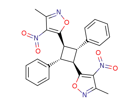 3,3'-dimethyl-4,4'-dinitro-5,5'-(2<i>t</i>,4<i>t</i>-diphenyl-cyclobutane-1<i>r</i>,3<i>c</i>-diyl)-bis-isoxazole
