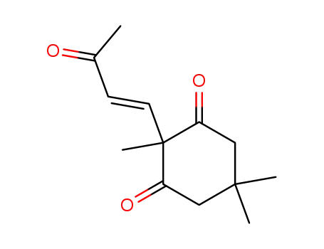 2,5,5-trimethyl-2-(3-oxo-but-1-enyl)-cyclohexane-1,3-dione