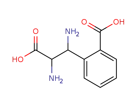 Molecular Structure of 59759-92-1 (Phenylalanine, b-amino-2-carboxy-)