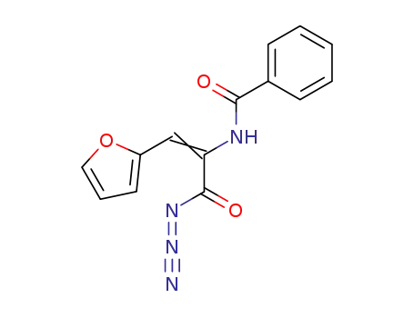 2-benzoylamino-3-furan-2-yl-acryloyl azide