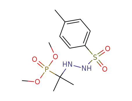 Molecular Structure of 63176-39-6 (Benzenesulfonic acid, 4-methyl-,
2-[1-(dimethoxyphosphinyl)-1-methylethyl]hydrazide)
