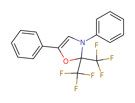 Oxazole, 2,3-dihydro-3,5-diphenyl-2,2-bis(trifluoromethyl)-