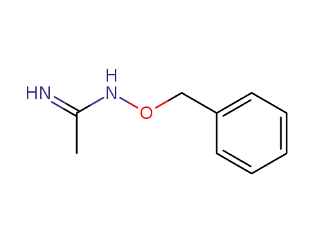Molecular Structure of 40143-46-2 (Ethanimidamide, N-(phenylmethoxy)-)