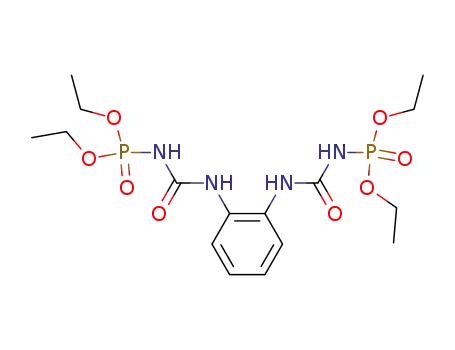N,N'-Bis-(N-diethoxyphosphoryl-carbamoyl)-o-phenylendiamin