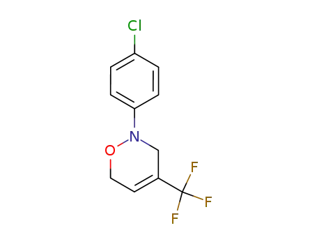 2-(4-chloro-phenyl)-4-trifluoromethyl-3,6-dihydro-2<i>H</i>-[1,2]oxazine