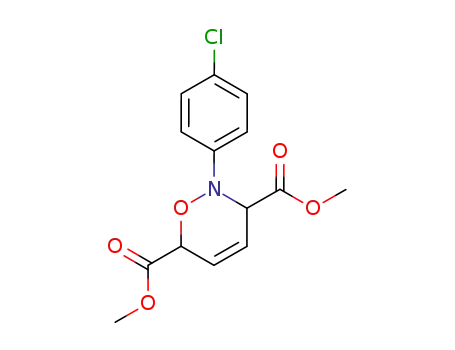 2-(4-chloro-phenyl)-3,6-dihydro-2<i>H</i>-[1,2]oxazine-3,6-dicarboxylic acid dimethyl ester