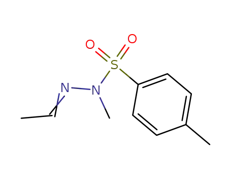 Molecular Structure of 62655-41-8 (Benzenesulfonic acid, 4-methyl-, ethylidenemethylhydrazide)