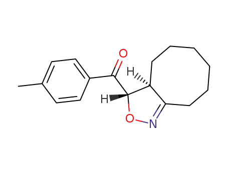 ((3a<i>r</i>)-3,3a,4,5,6,7,8,9-octahydro-cycloocta[<i>c</i>]isoxazol-3<i>c</i>-yl)-<i>p</i>-tolyl-methanone