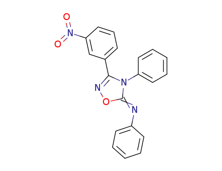 [3-(3-nitro-phenyl)-4-phenyl-4<i>H</i>-[1,2,4]oxadiazol-5-ylidene]-phenyl-amine
