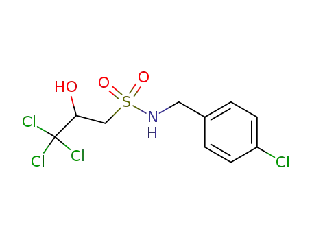3,3,3-Trichloro-2-hydroxy-propane-1-sulfonic acid 4-chloro-benzylamide