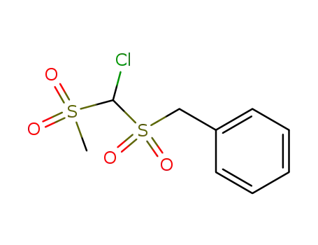 Benzene, [[[chloro(methylsulfonyl)methyl]sulfonyl]methyl]-