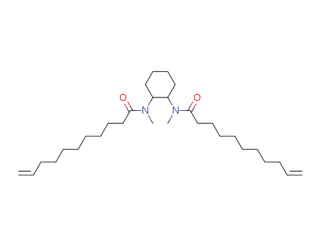 Molecular Structure of 61797-79-3 (10-Undecenamide, N,N'-1,2-cyclohexanediylbis[N-methyl-)