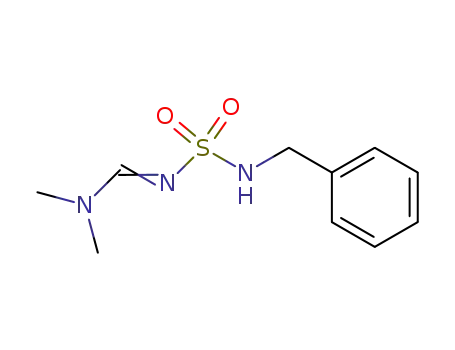 Molecular Structure of 63845-67-0 (Methanimidamide, N,N-dimethyl-N'-[[(phenylmethyl)amino]sulfonyl]-)