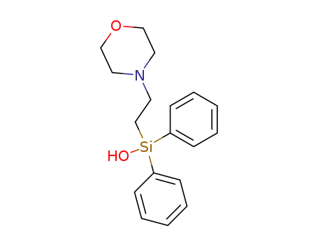 Molecular Structure of 71201-49-5 (Silanol, [2-(4-morpholinyl)ethyl]diphenyl-)