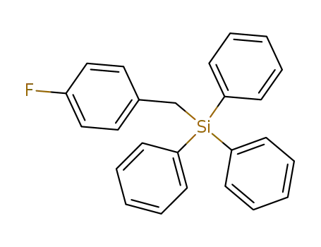 Triphenyl-<4-fluor-benzyl>-silan