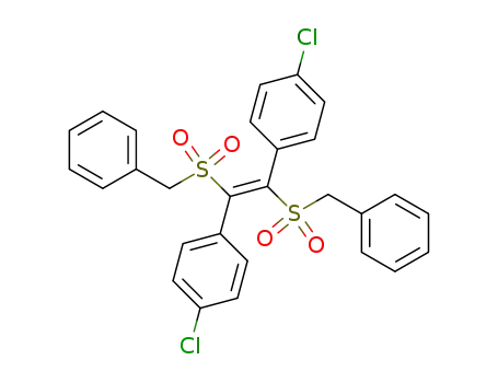 Molecular Structure of 5216-43-3 (trans-1,2-Bis-<4-chlor-phenyl>-1,2-bis-benzylsulfonyl-aethylen)