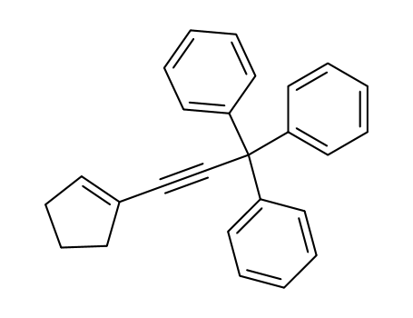 Benzene, 1,1',1''-[3-(1-cyclopenten-1-yl)-2-propynylidyne]tris-