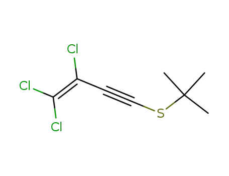 1-Buten-3-yne, 1,1,2-trichloro-4-[(1,1-dimethylethyl)thio]-