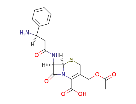 (6<i>R</i>)-3-acetoxymethyl-7<i>t</i>-((<i>R</i>)-3-amino-3-phenyl-propionylamino)-8-oxo-(6<i>r</i><i>H</i>)-5-thia-1-aza-bicyclo[4.2.0]oct-2-ene-2-carboxylic acid