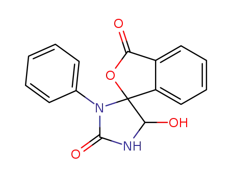 5-hydroxy-3-phenyl-spiro[imidazolidine-4,1'-isobenzofuran]-2,3'-dione