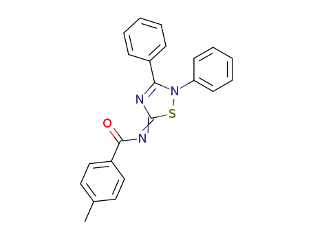 <i>N</i>-(2,3-diphenyl-2<i>H</i>-[1,2,4]thiadiazol-5-ylidene)-4-methyl-benzamide