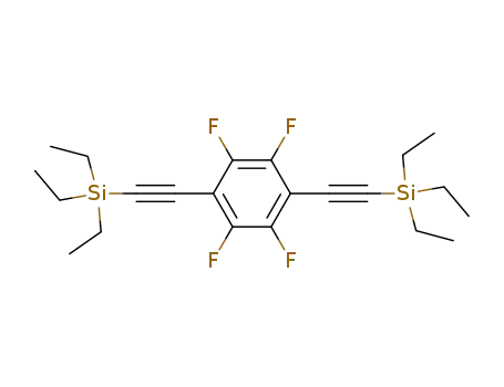 1,2,4,5-Tetrafluoro-3,6-bis-triethylsilanylethynyl-benzene